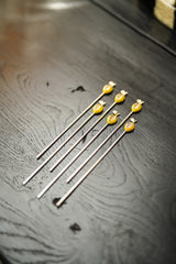 Lemon swizzle sticks